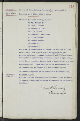 Minutes, May 1909-Jun 1911 (Page 233, Version 1)