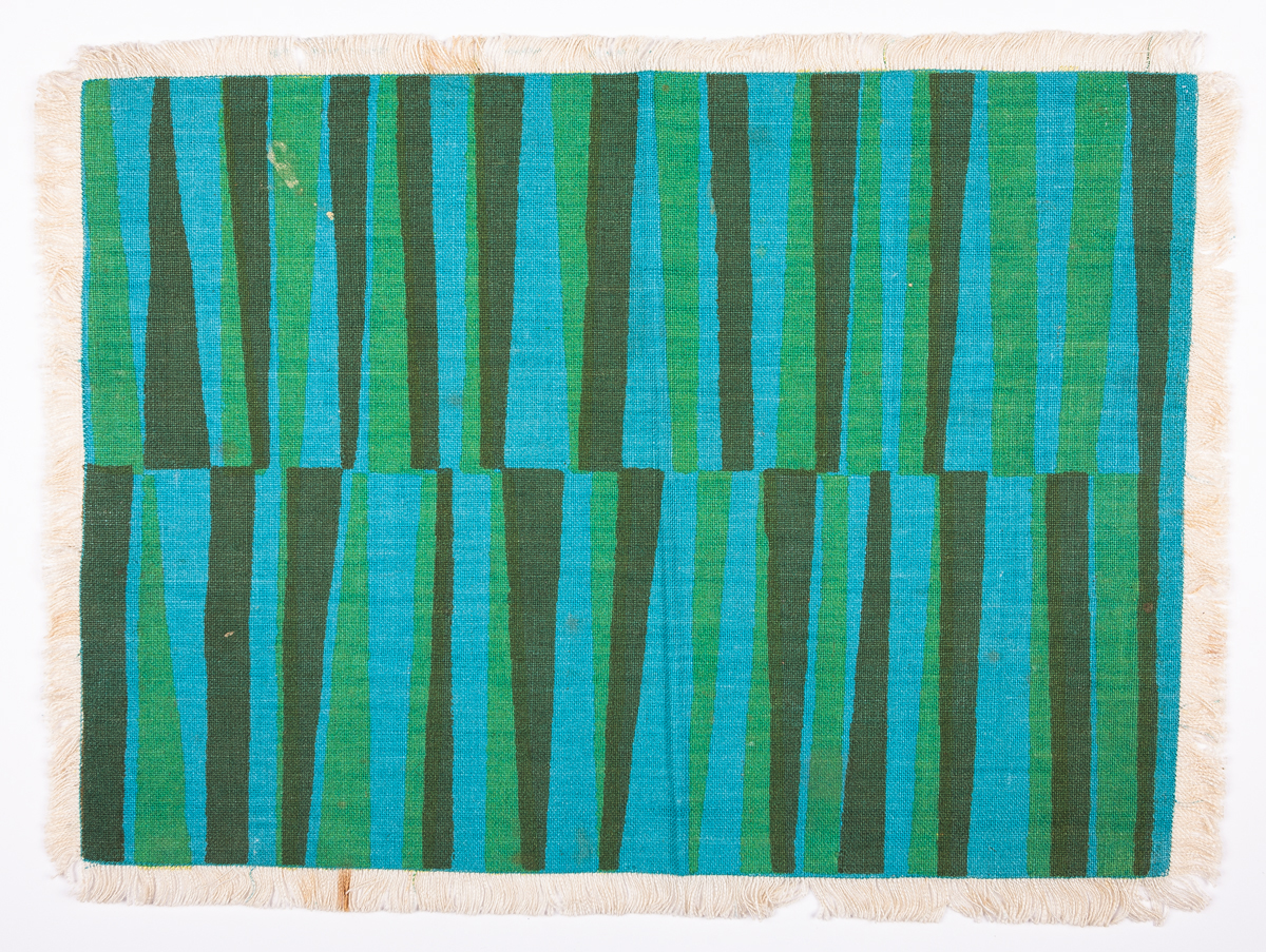 Sylvia Chalmers · Green placemat · c1953-1990