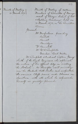 Minutes, Apr 1854-Mar 1882 (Page 103, Version 1)
