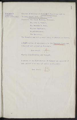 Minutes, Mar 1913-Jun 1914 (Page 1, Version 1)