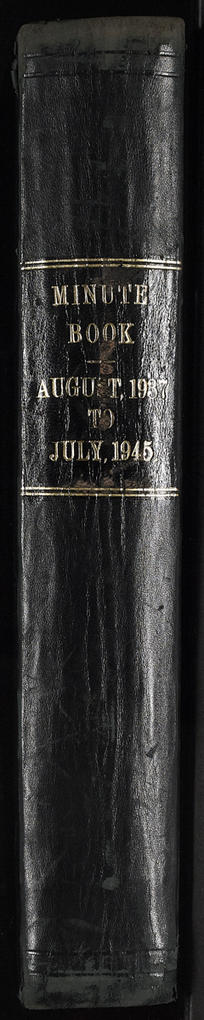 Minutes, Aug 1937-Jul 1945 (Spine)