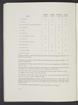 General prospectus 1950-51 (Page 20)