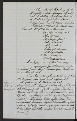 Minutes, Apr 1854-Mar 1882 (Page 168, Version 2)