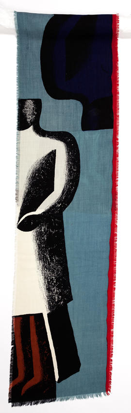 Printed wool scarf (Version 1)