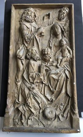 Plaster cast of relief altarpiece of Adoration of the Magi (Version 2)