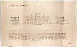 New Station - Alexandria - No.5. Elevation to platform (Version 1)