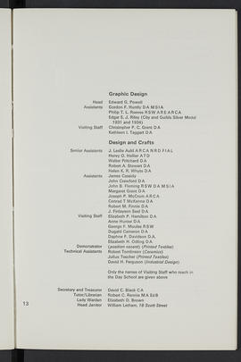 General prospectus 1964-1965 (Page 13)