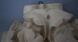 Plaster cast of ornamental boss (Version 4)