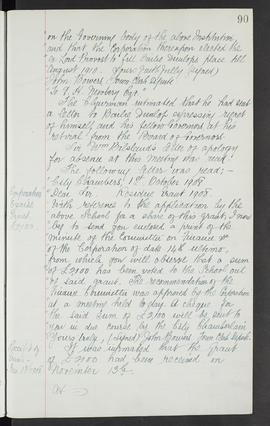 Minutes, Sep 1907-Mar 1909 (Page 90)