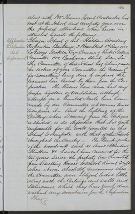 Minutes, Apr 1854-Mar 1882 (Page 166, Version 1)
