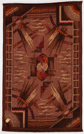 Rug featuring abstract Art Deco design (Version 1)