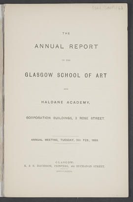 Annual Report 1887-88 (Page 1)