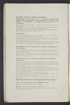 Prospectus 1912-1913 (Page 74)