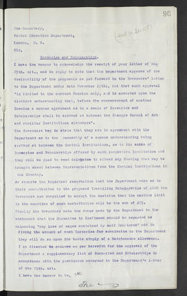 Minutes, Sep 1907-Mar 1909 (Page 96)