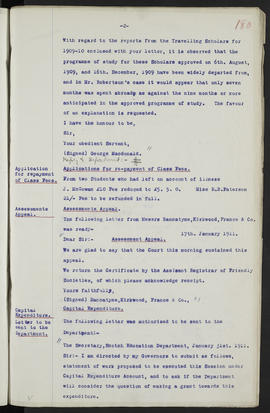 Minutes, May 1909-Jun 1911 (Page 180, Version 1)