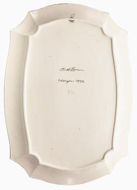 Robert Burns decorative plate (Version 2)