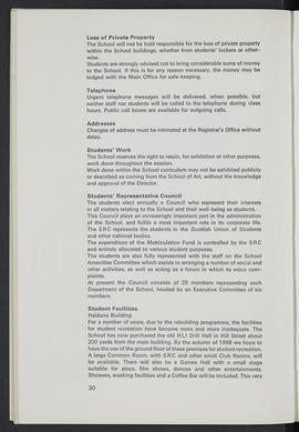 General prospectus 1968-1969 (Page 30)