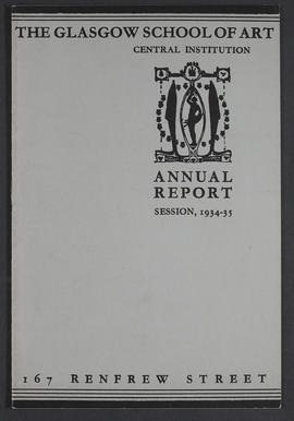 Annual Report 1934-35 (Front cover, Version 1)