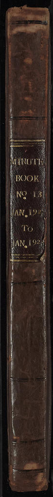 Minutes, Jan 1925-Dec 1927 (Spine)