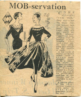 Fashion Illustrations and associated Press Cuttings (Part 13)