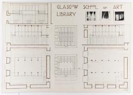 Drawing of The Glasgow School of Art Library