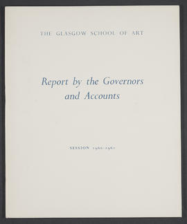 Annual Report and Accounts 1960-61 (Front cover, Version 1)