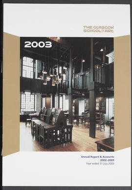 Annual Report 2002-2003 (Front cover, Version 1)