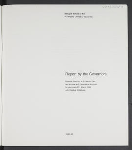 Annual Report 1983-84 (Page 1)
