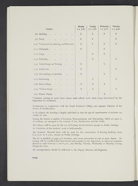 General prospectus 1951-52 (Page 20)