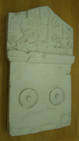 Plaster cast of fragment of stele (Version 1)