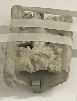 Plaster cast of architectural fragment