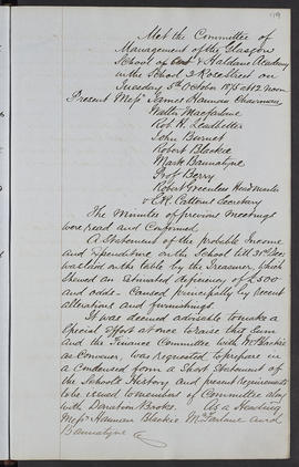 Minutes, Apr 1854-Mar 1882 (Page 119, Version 1)