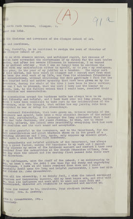 Minutes, Oct 1916-Jun 1920 (Page 91A, Version 1)