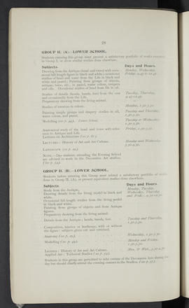 General prospectus 1910-1911 (Page 28)