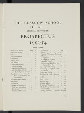 General prospectus 1953-54 (Page 1)