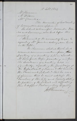 Minutes, Apr 1854-Mar 1882 (Page 50, Version 1)