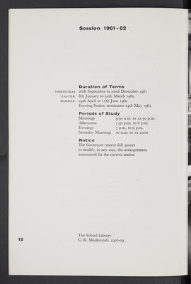 General prospectus 1961-62 (Page 12)