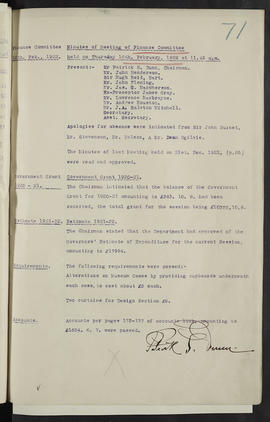 Minutes, Jul 1920-Dec 1924 (Page 71, Version 1)