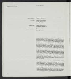 General prospectus 1973-1974 (Page 78)