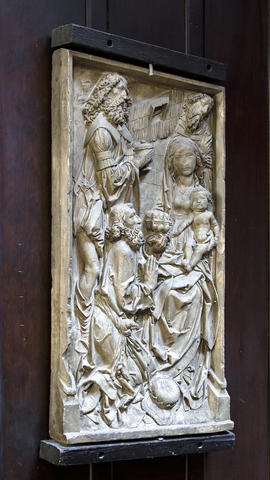 Plaster cast of relief altarpiece of Adoration of the Magi (Version 1)