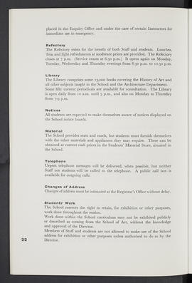 General prospectus 1961-62 (Page 22)