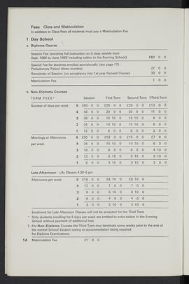 General prospectus 1964-1965 (Page 14)