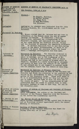 Minutes, Oct 1934-Jun 1937 (Page 1, Version 1)