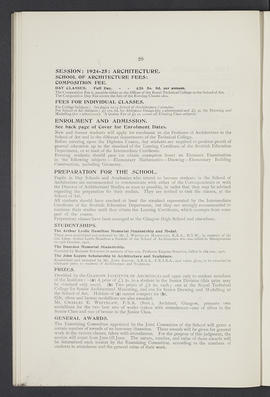General prospectus 1924-25 (Page 20)