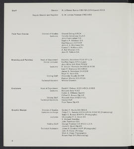 General prospectus 1973-1974 (Page 8)