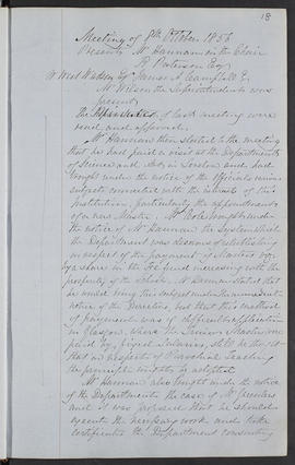Minutes, Apr 1854-Mar 1882 (Page 18, Version 1)