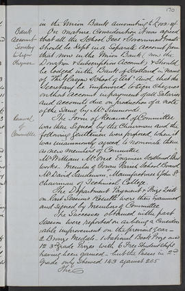 Minutes, Apr 1854-Mar 1882 (Page 170, Version 1)