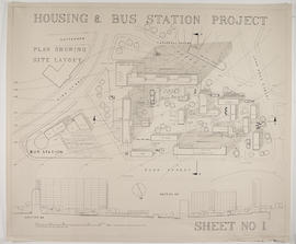 Housing and bus station