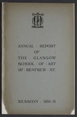 Annual Report 1930-31 (Front cover, Version 1)
