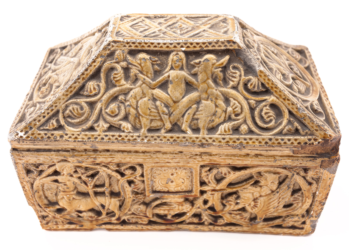 Ceramic sarcophagus cast · [19th century]